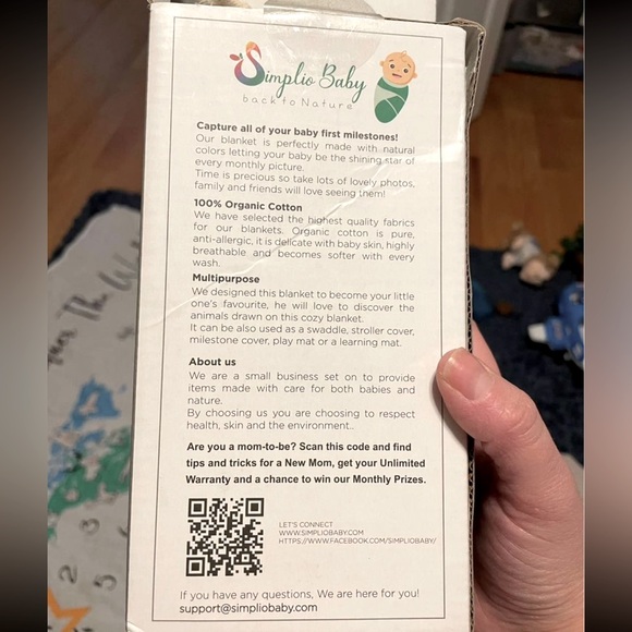 Milestone baby blanket 👶 - Picture 4 of 4